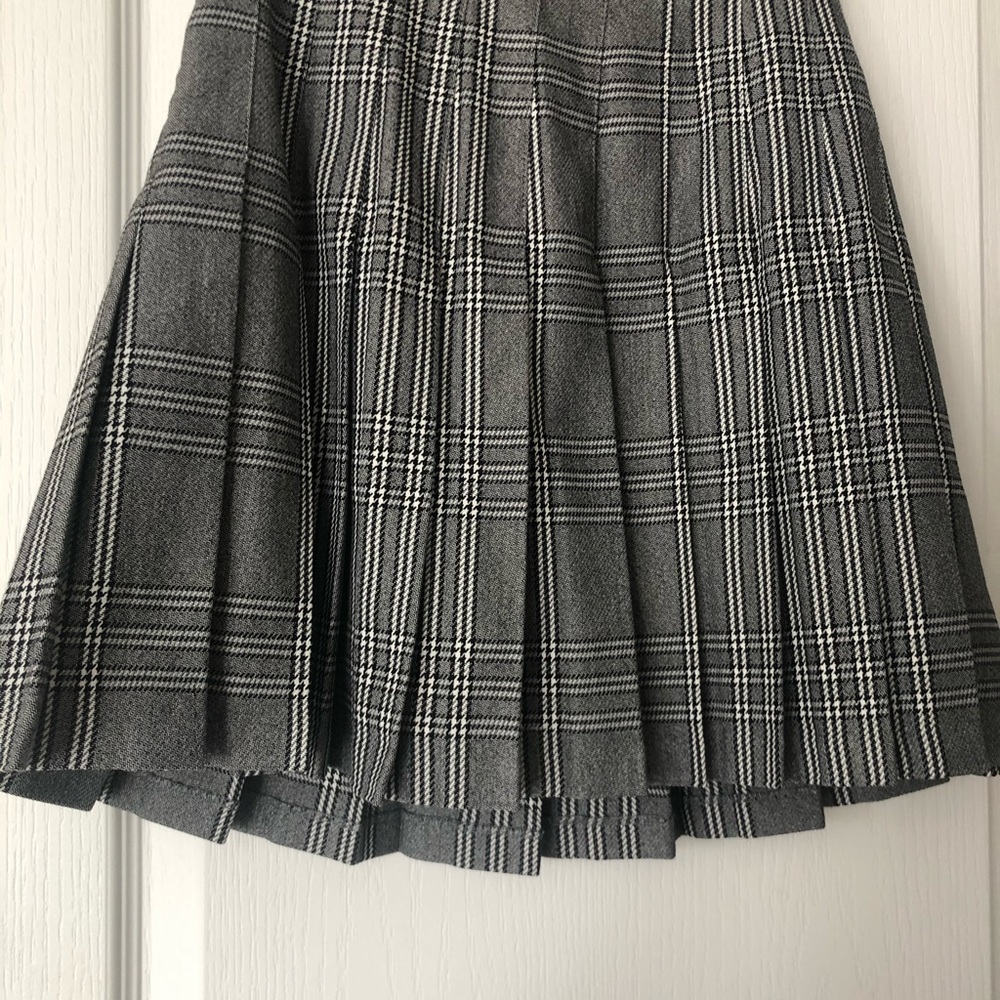 Maje Pleated Gingham Skort - Picture 3 of 7